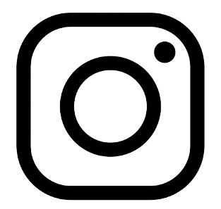 The Instagram logo: a rounded square camera with a purple-orange gradient filling the lines